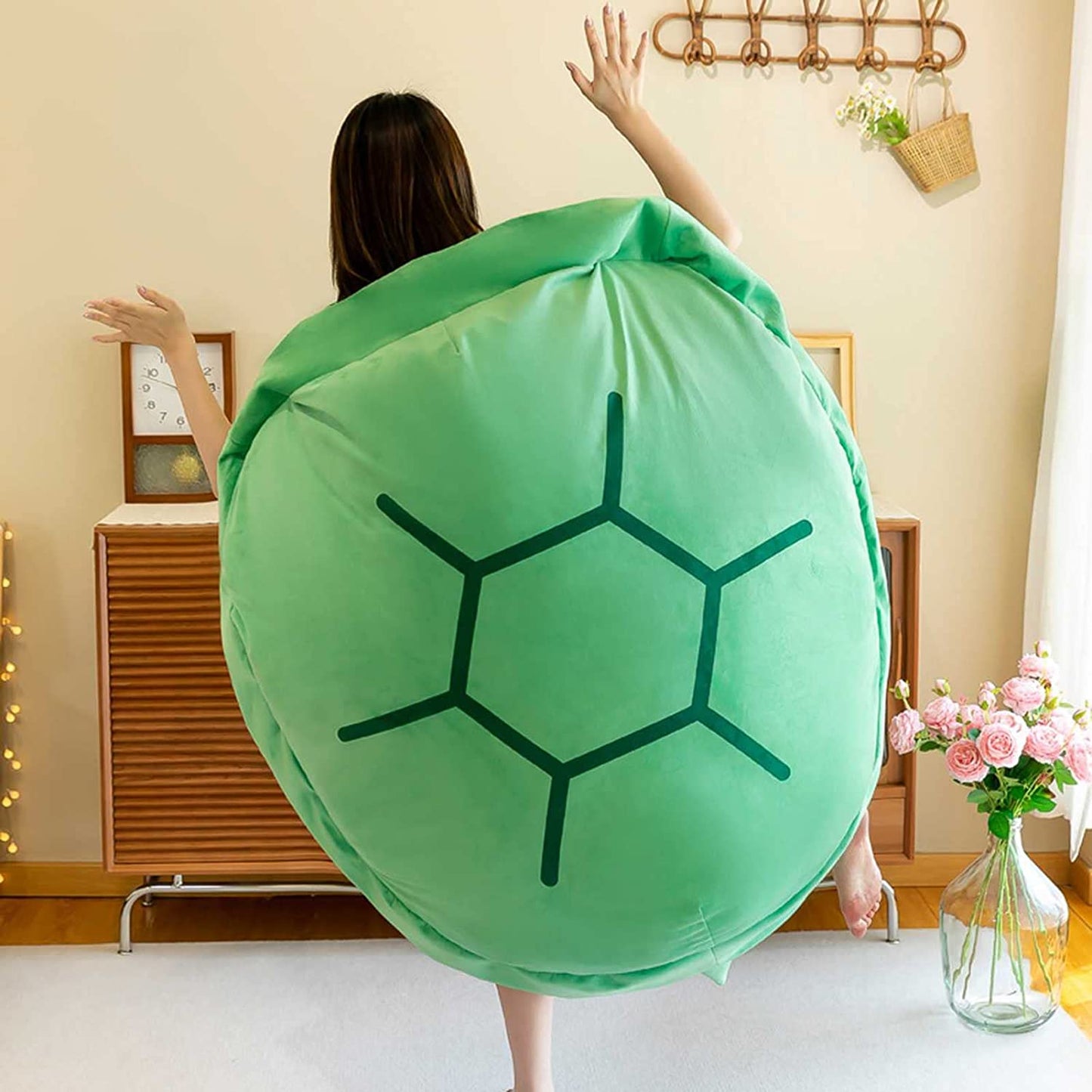 Almohadas usables de caparazón de tortuga - Verde