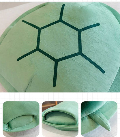 Almohadas usables de caparazón de tortuga - Verde